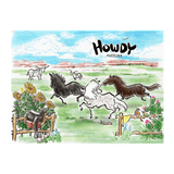 Embossed Landscape Stickers